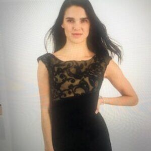 Connected Petite Embroidered Gown